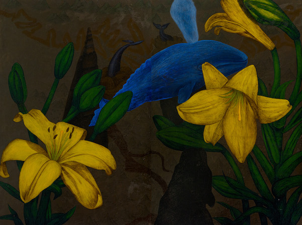 Yang Mao-lin. Lily Memorandum L9401 (1994); 194 x 260 cm. Courtesy of Taipei Fine Arts Museum.