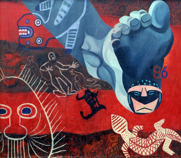 Yang Mao-lin. Kun, (1986); oil on canvas; 73 x 91 cm. Courtesy of Taipei Fine Arts Museum.